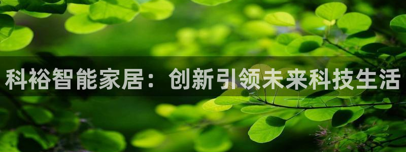 铂利记旗舰店官网：科裕智能家居：创新引领未来科技生活