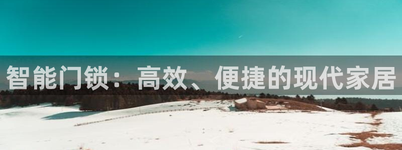 利记足球官网：智能门锁：高效、便捷的现代家居