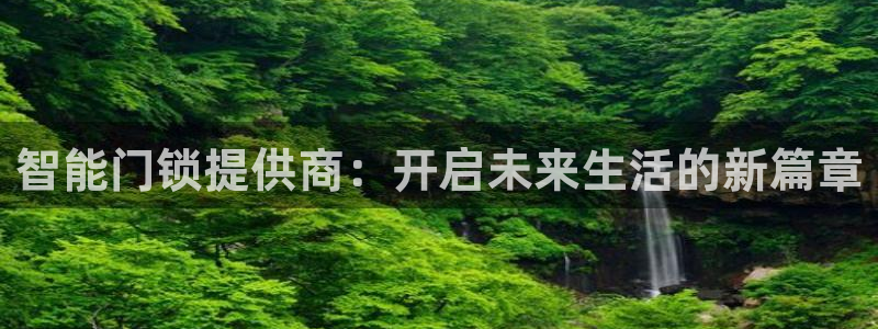 利记二手车行官网：智能门锁提供商：开启未来生活的新篇章
