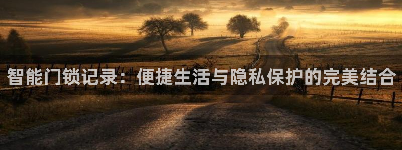 利记的官网：智能门锁记录：便捷生活与隐私保护的完美结合