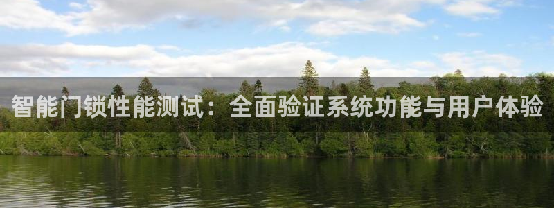 利记官网地址：智能门锁性能测试：全面验证系统功能与用户体验