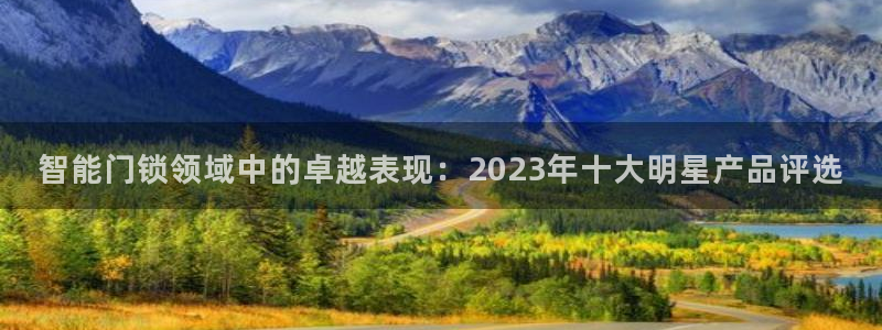利记官网a：智能门锁领域中的卓越表现：2023年十大明星产品
