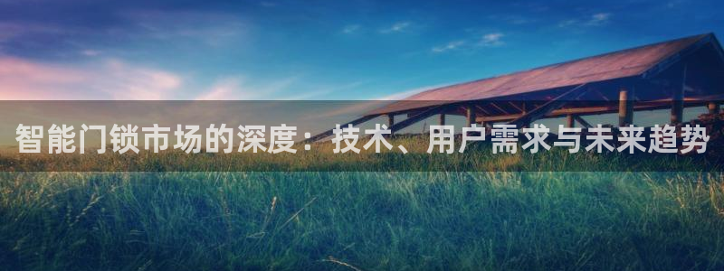 万利记唯一官网：智能门锁市场的深度：技术、用户需求与未来趋势