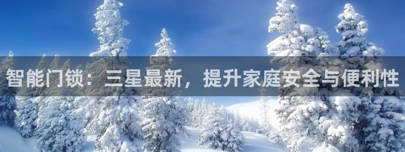 利记体育官网地址：智能门锁：三星最新，提升家庭安全与便利性