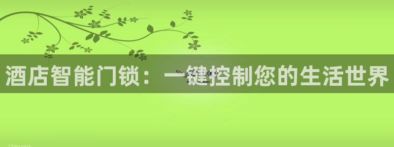 利记手机官网葡京备用：酒店智能门锁：一键控制您的生活世界