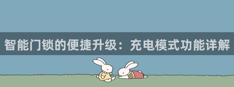 利记88官网app：智能门锁的便捷升级：充电模式功能详解