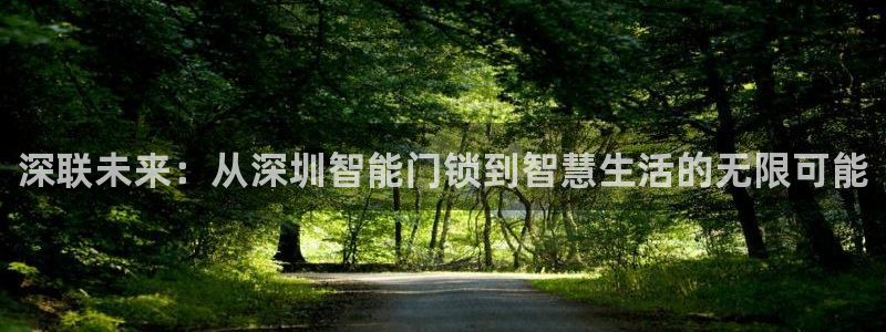 利记娱乐会员金钻官网：深联未来：从深圳智能门锁到智慧生活的无
