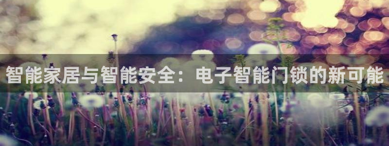 利记官网app下载网址：智能家居与智能安全：电子智能门锁的新